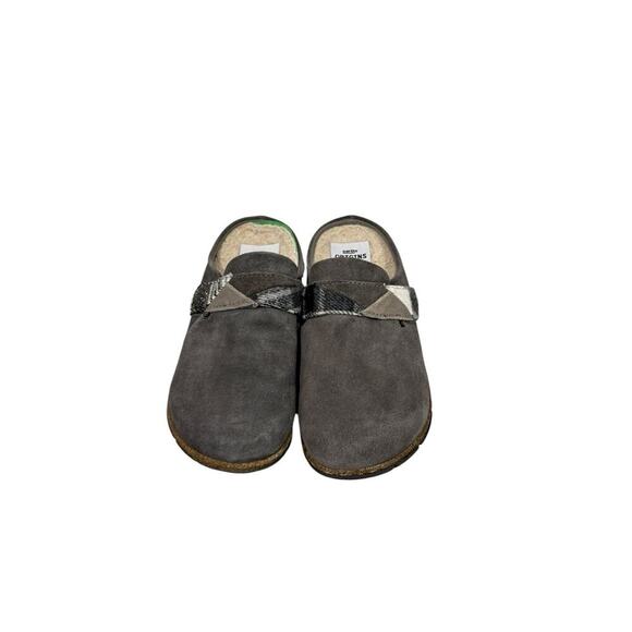 Earth Origins Women’s Warm-Lined Suede Clogs Eloise Minimalist Comfort Size 6.5 - Picture 5 of 8